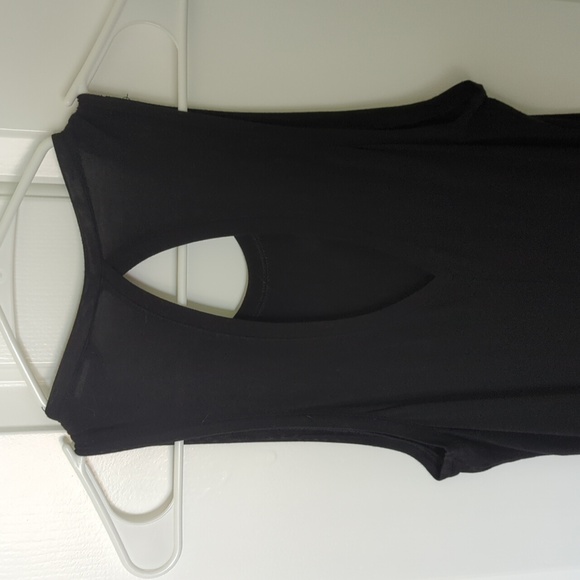 Express Black Maxi with Keyhole Back - Picture 3 of 4